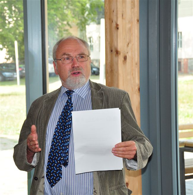 Выступление ректора Университета устойчивого развития г. Эберсвальде Wilhlem-Günther Vahrson